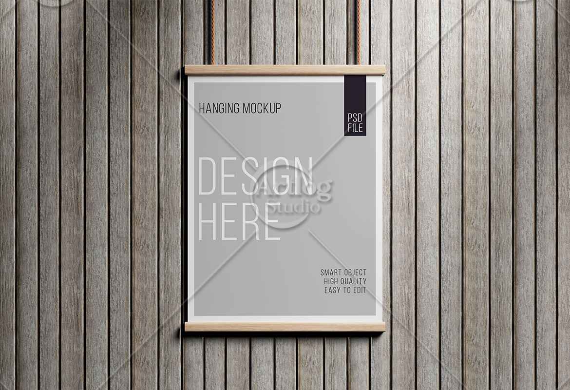 Hanging Poster Mockup