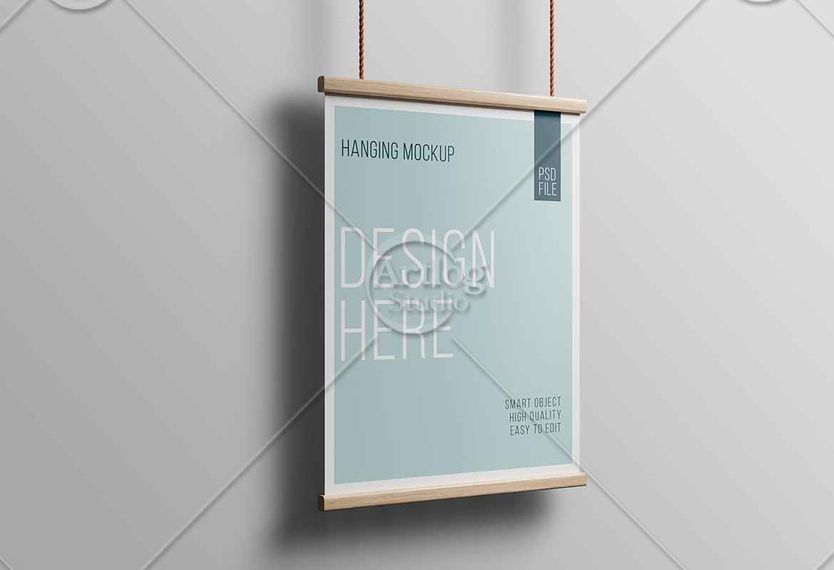 Hanging Poster Mockup