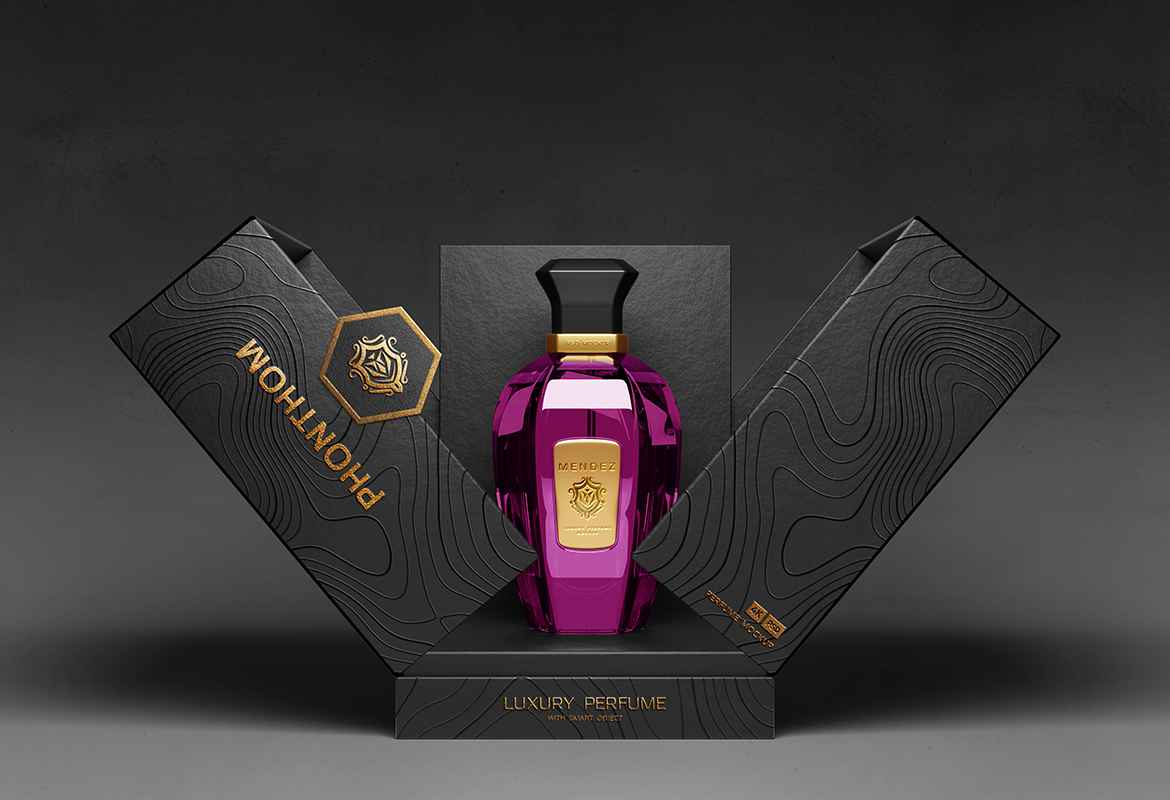 Realistic Mockup - Luxury Packaging Pefume