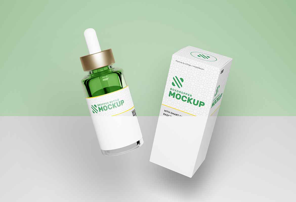 Dropper Bottle Mockup