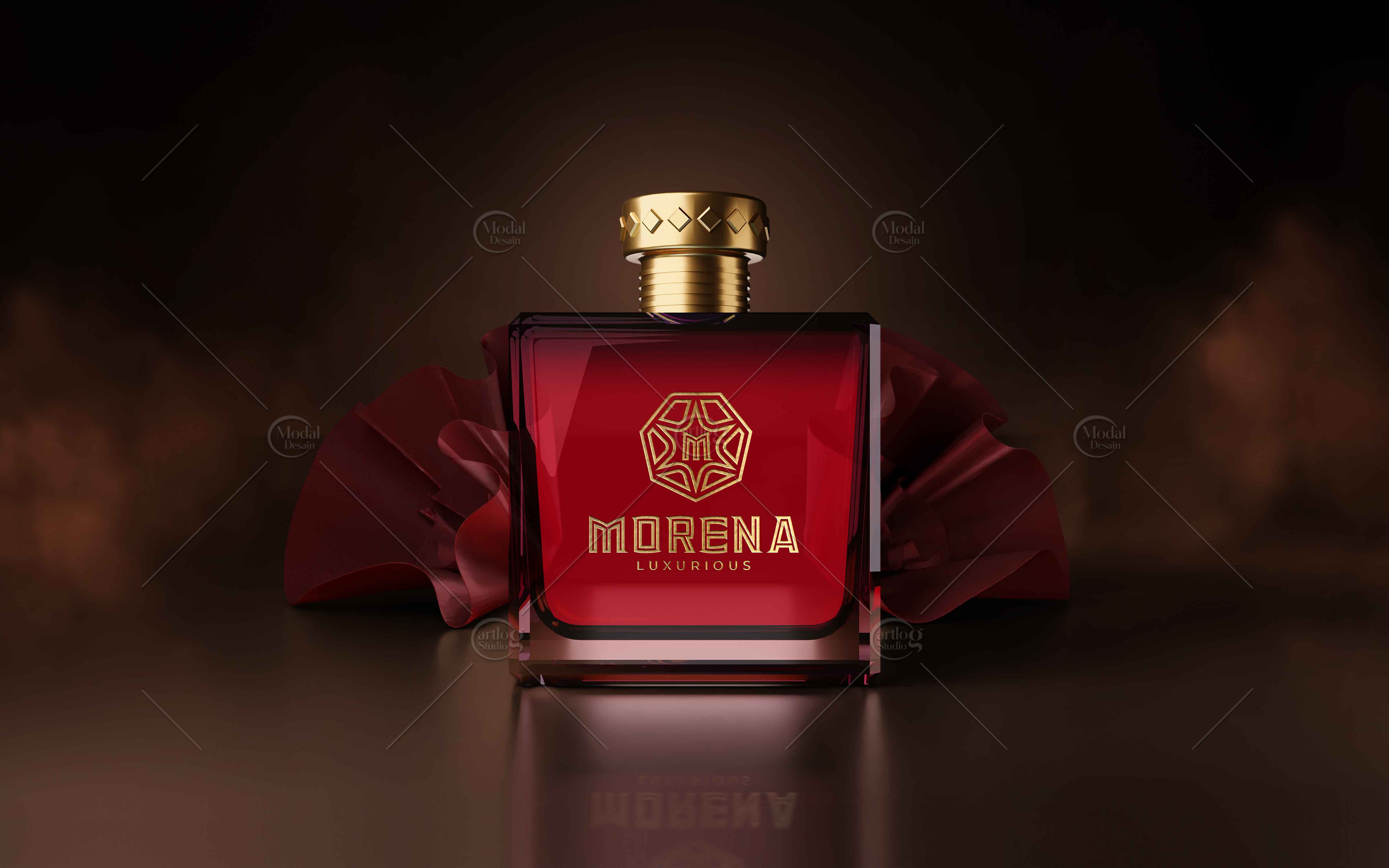 Luxury Perfume - Realistic Mockup