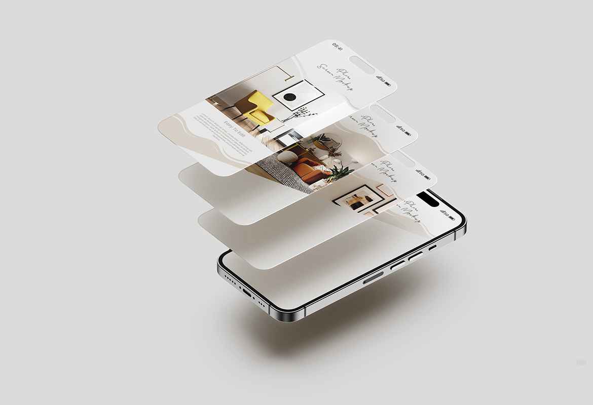 iPhone 14 Screen Mockups