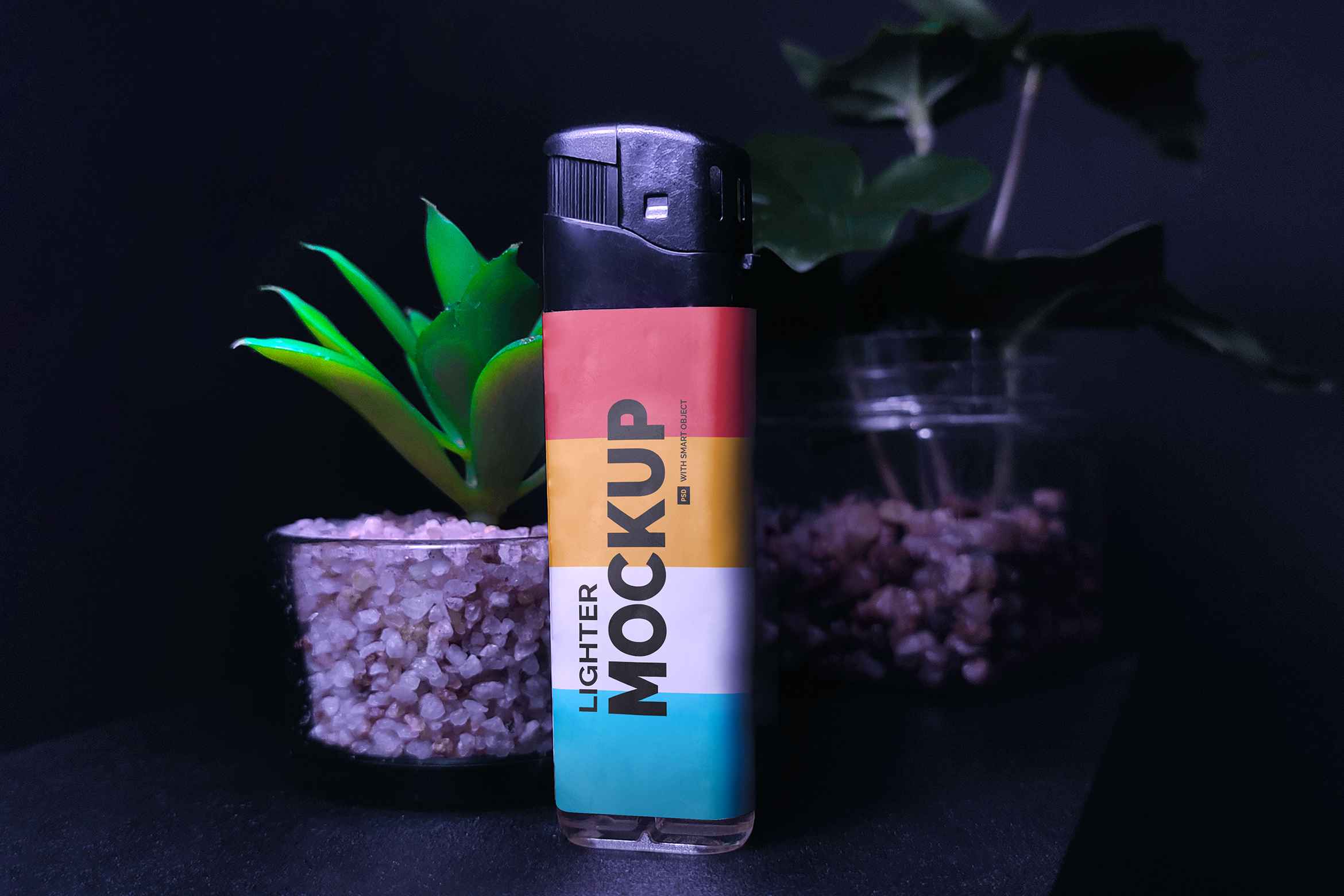 Realistic Lighter Mockup