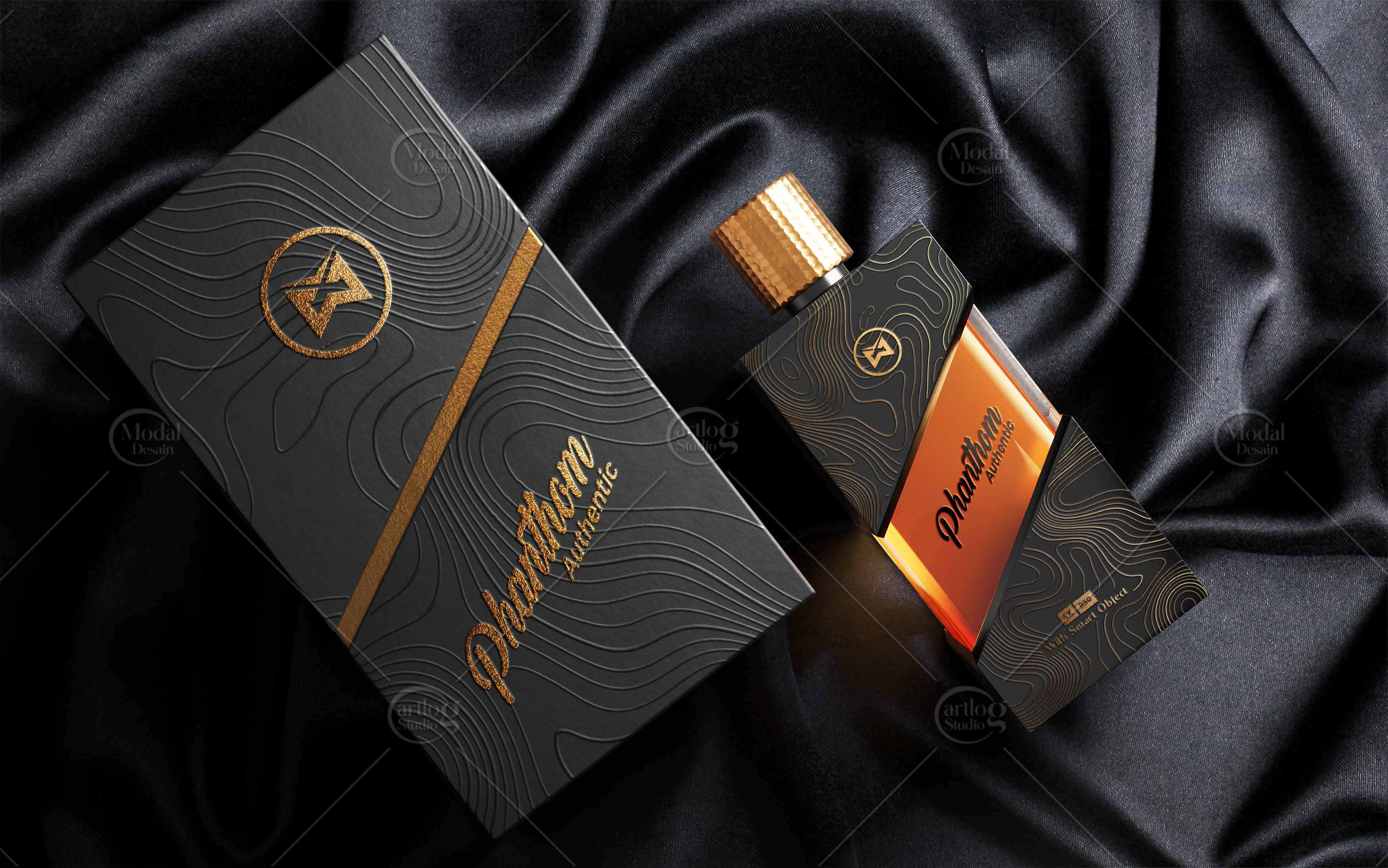 Luxury Perfume Packaging Mockup