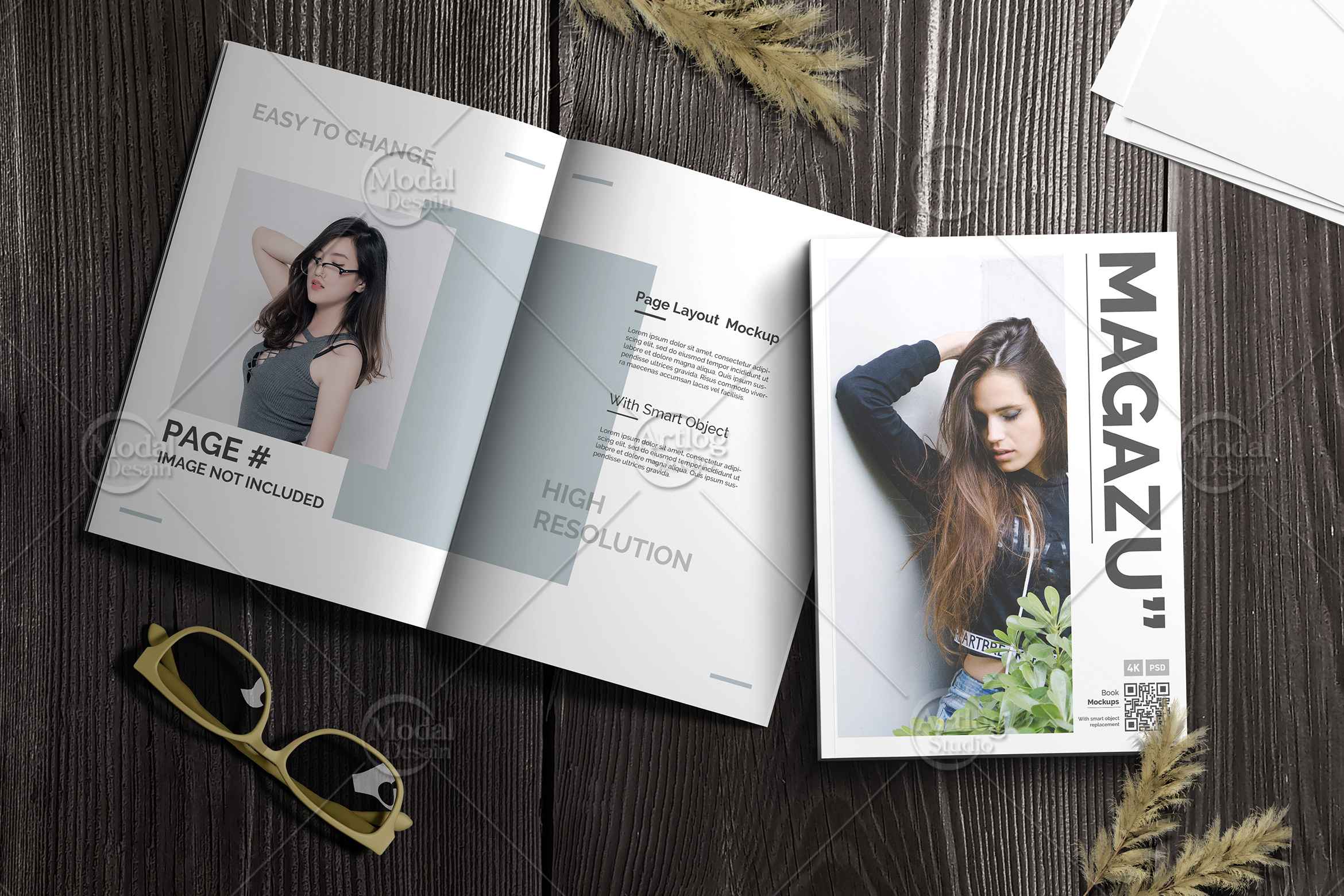 Magazine Book Mockup