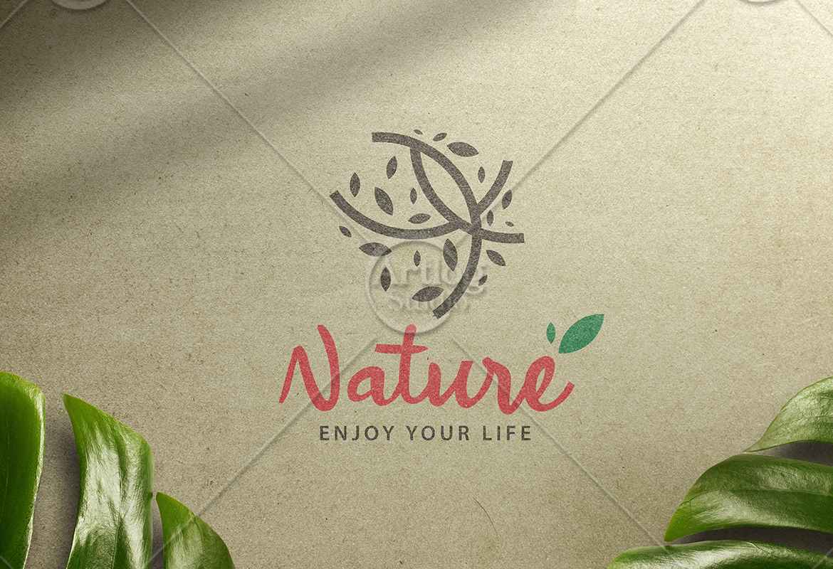 Logo Mockup - Nature Themes