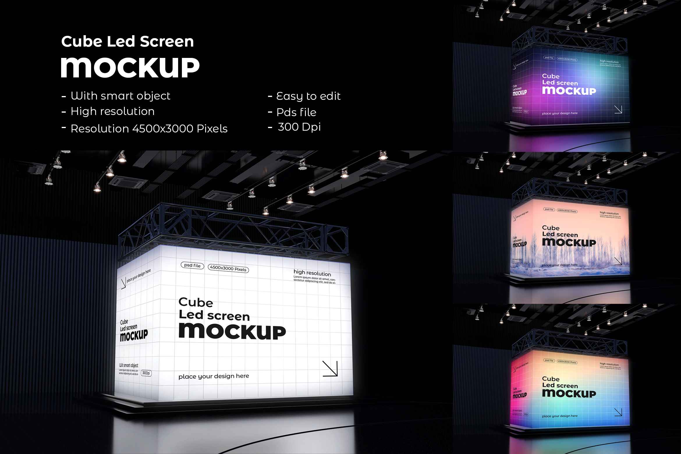 Square Screen Mockup