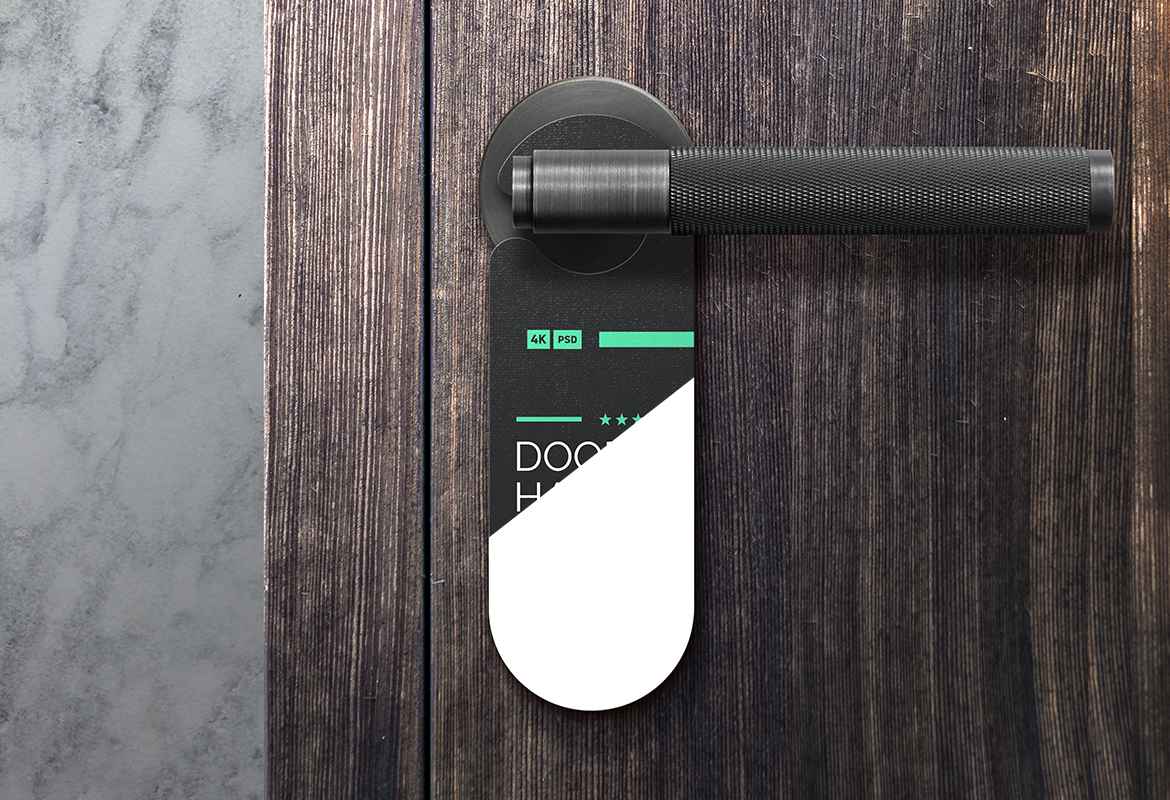 Door Hanger Mockup