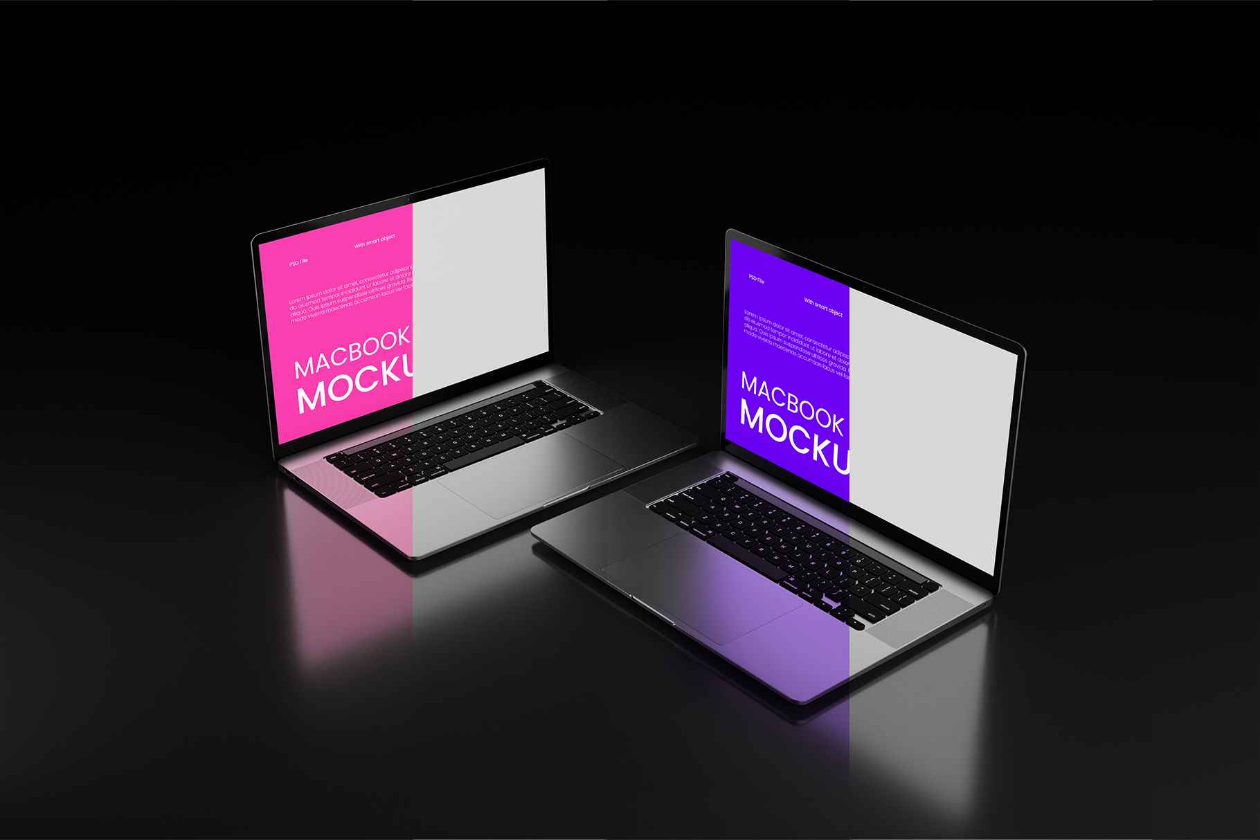 Dark Laptop Mockup